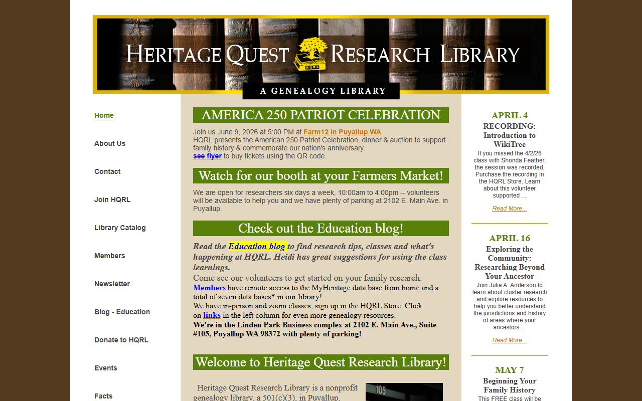 Frederickson Washington death records Heritage Quest Research Library