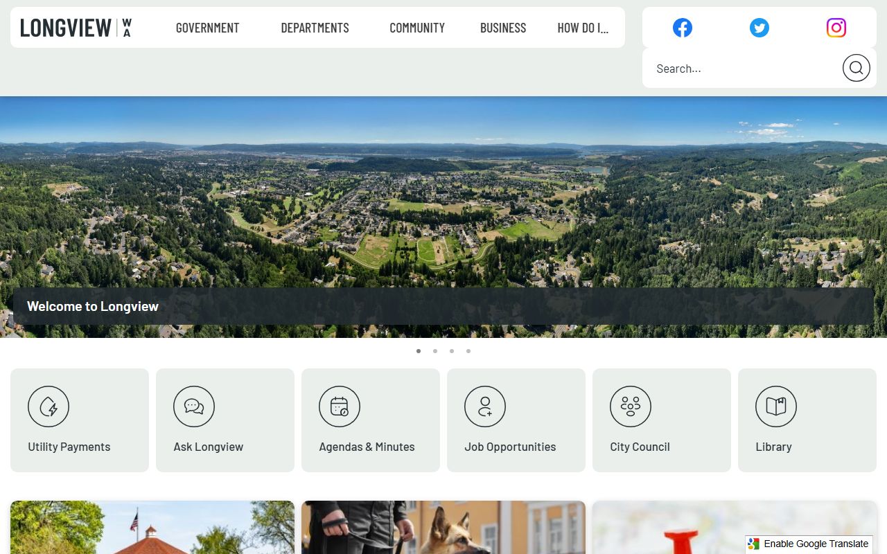 Longview Washington city records death records