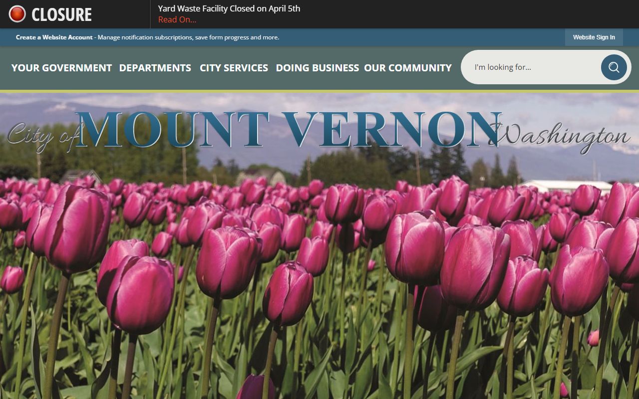 Mount Vernon Washington death records city clerk