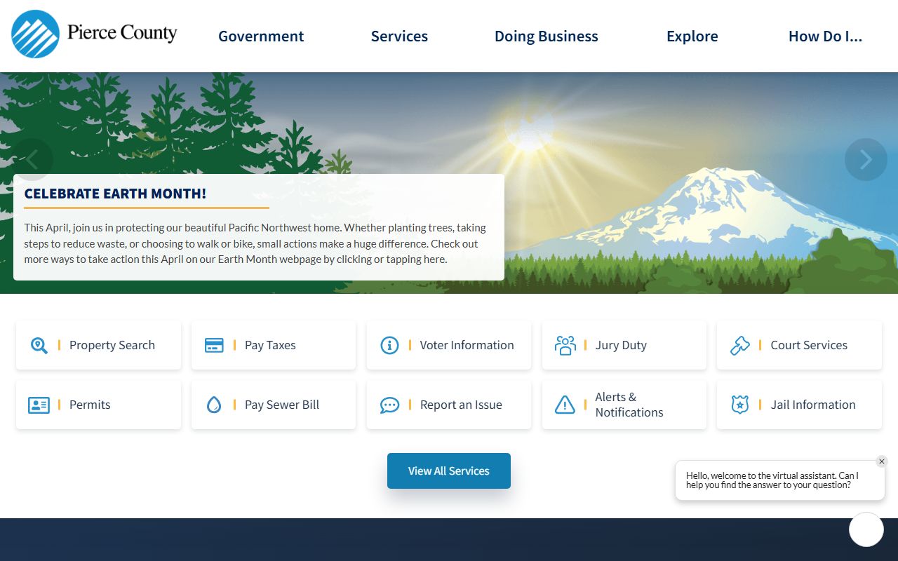 Parkland Pierce County Washington death records auditor