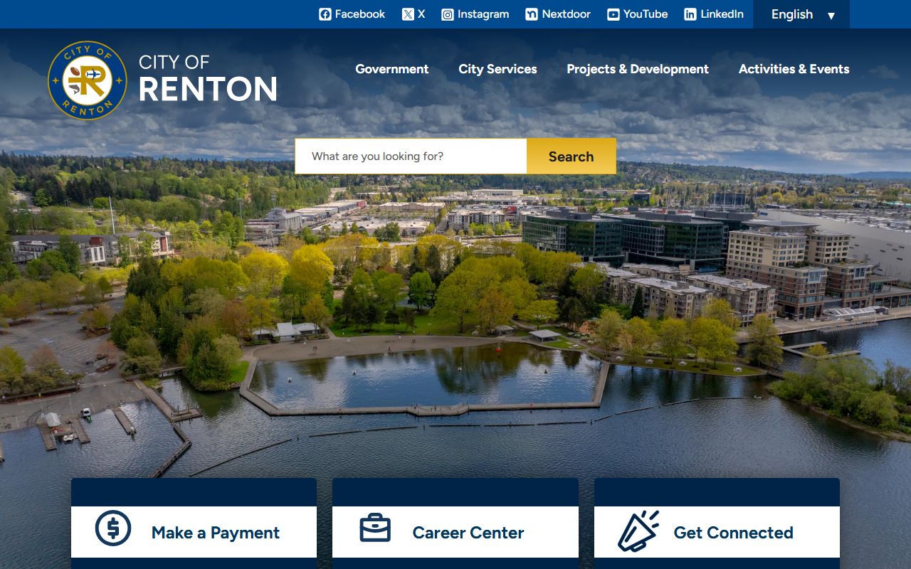 Renton Washington city clerk public records