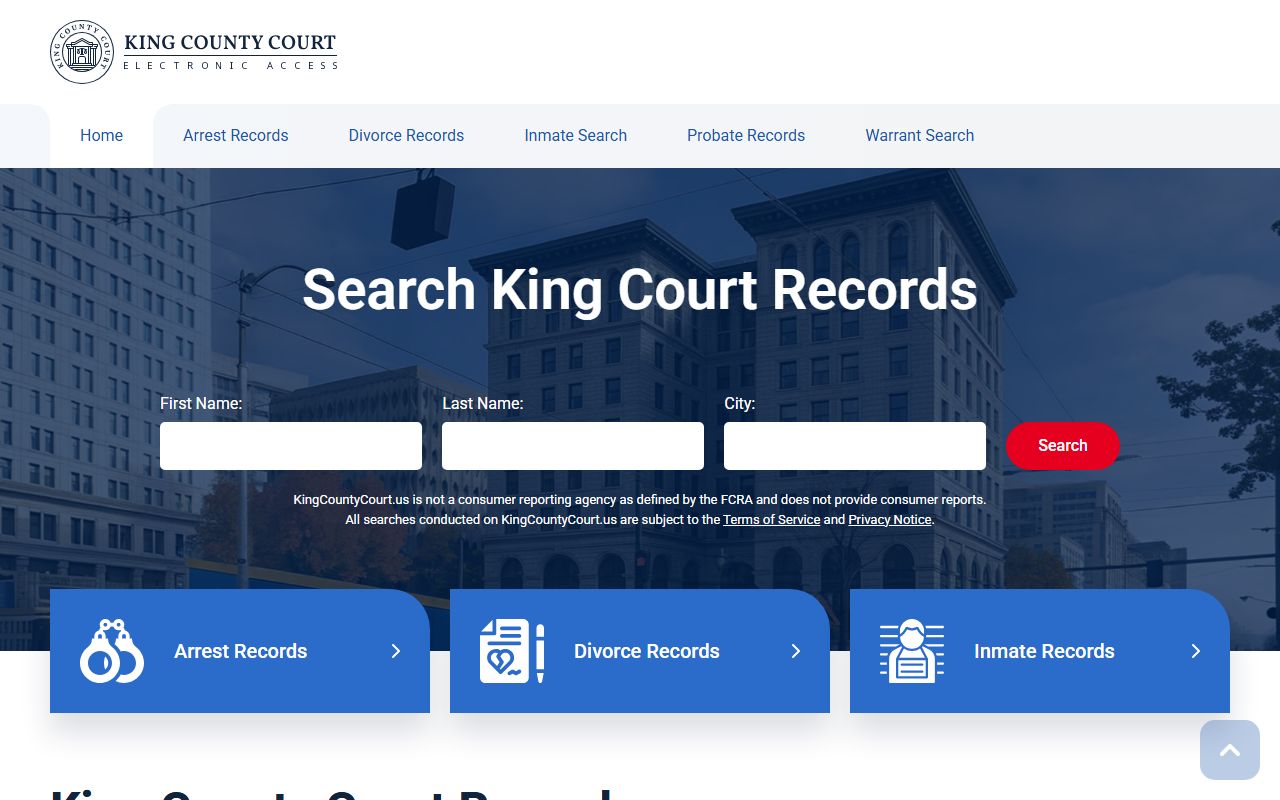 SeaTac municipal court Washington public records