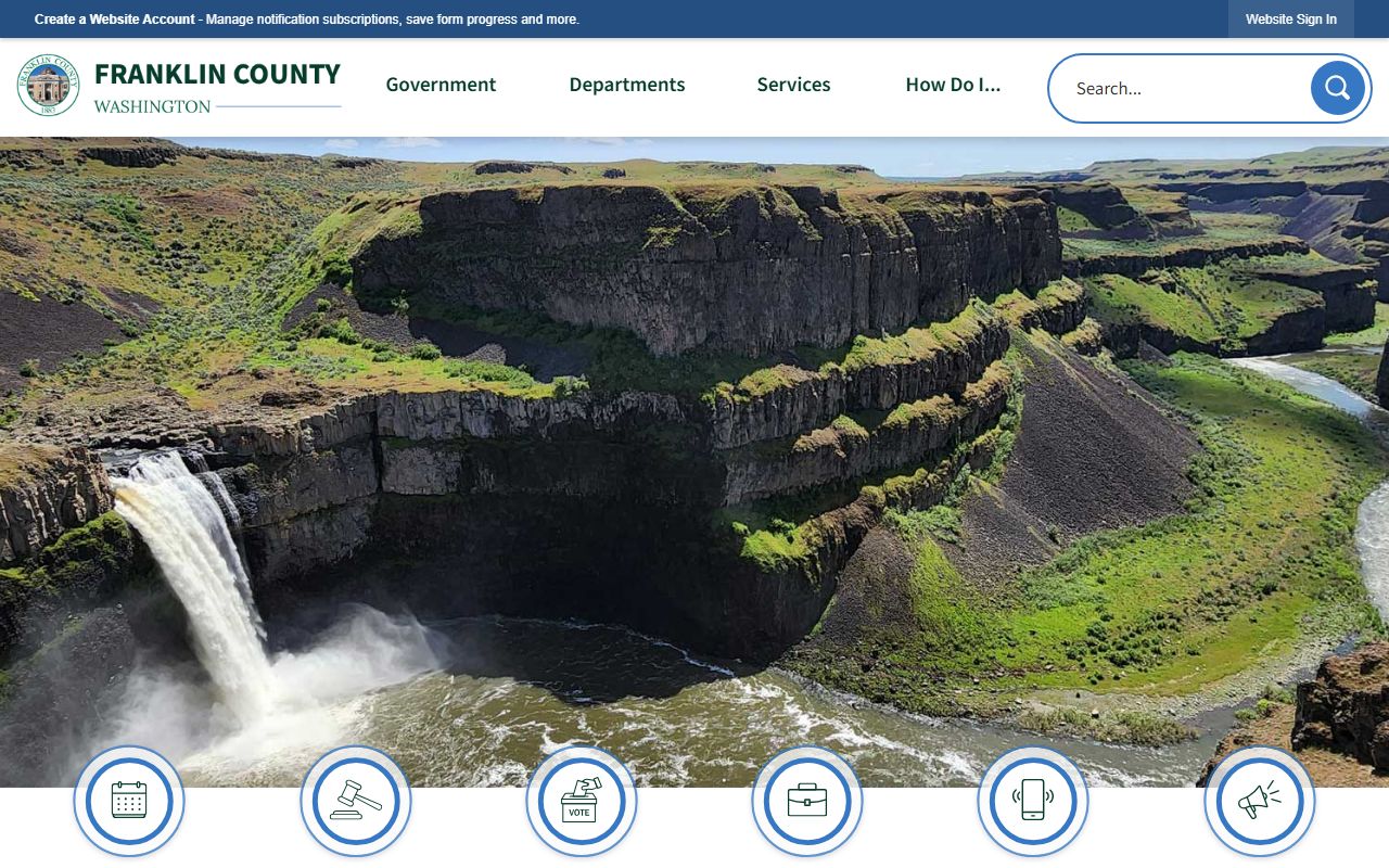 Franklin County Auditor website Washington death records