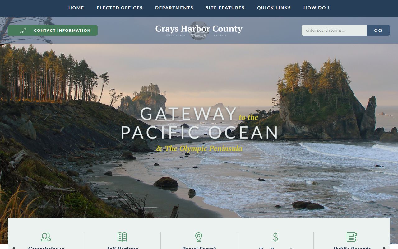 Grays Harbor County Public Health vital records death certificates Washington