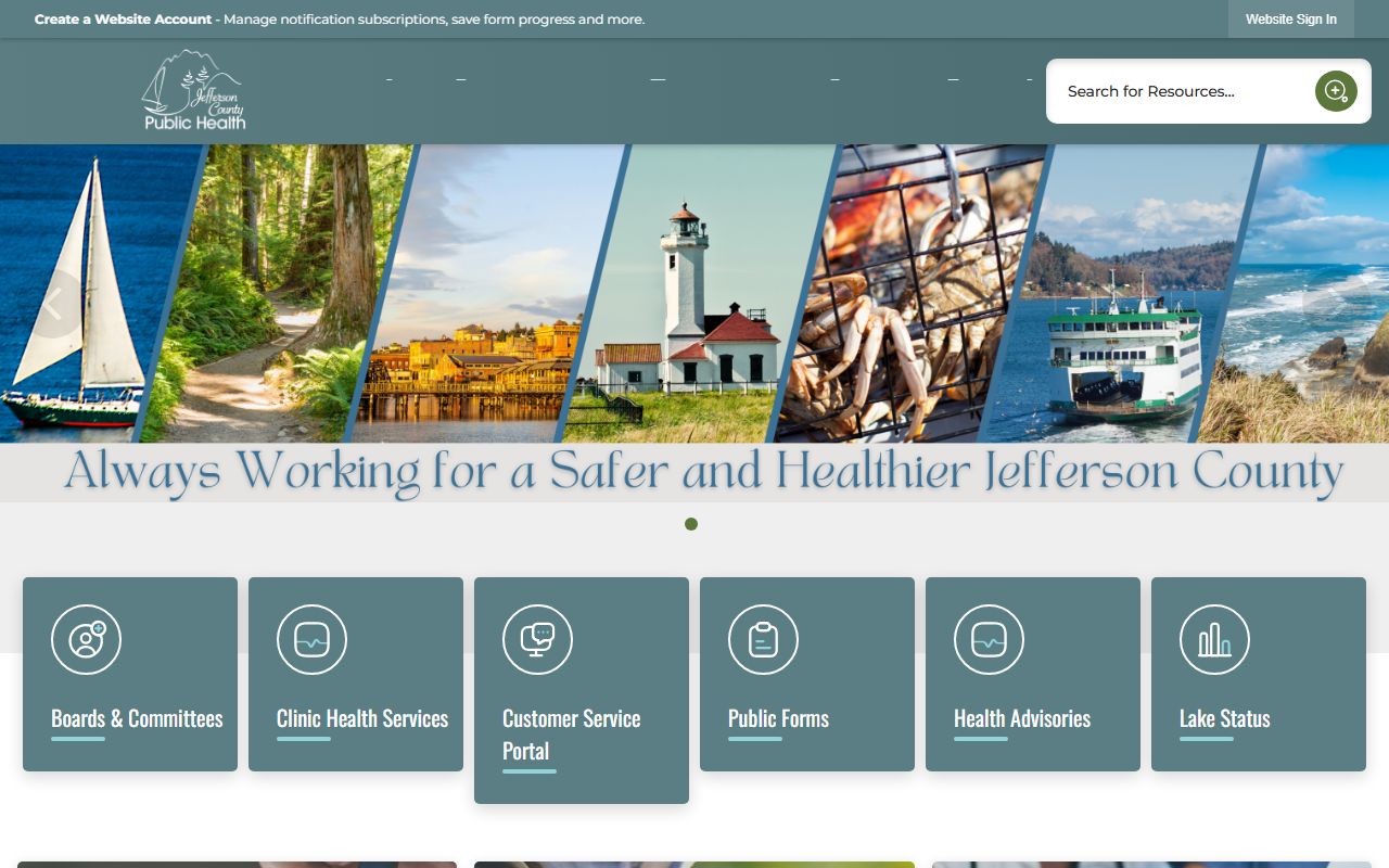 Jefferson County Public Health Washington death records