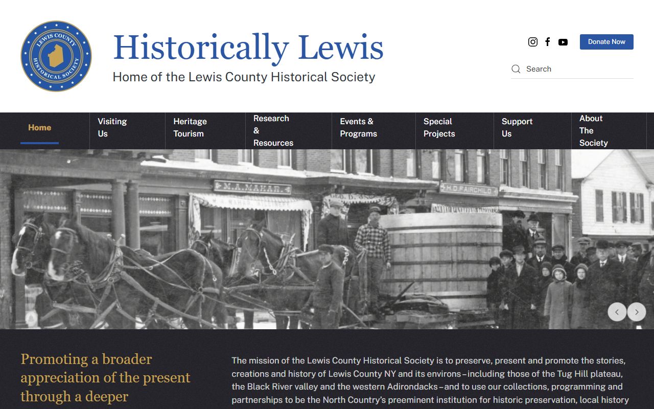 Lewis County Historical Society death records genealogy