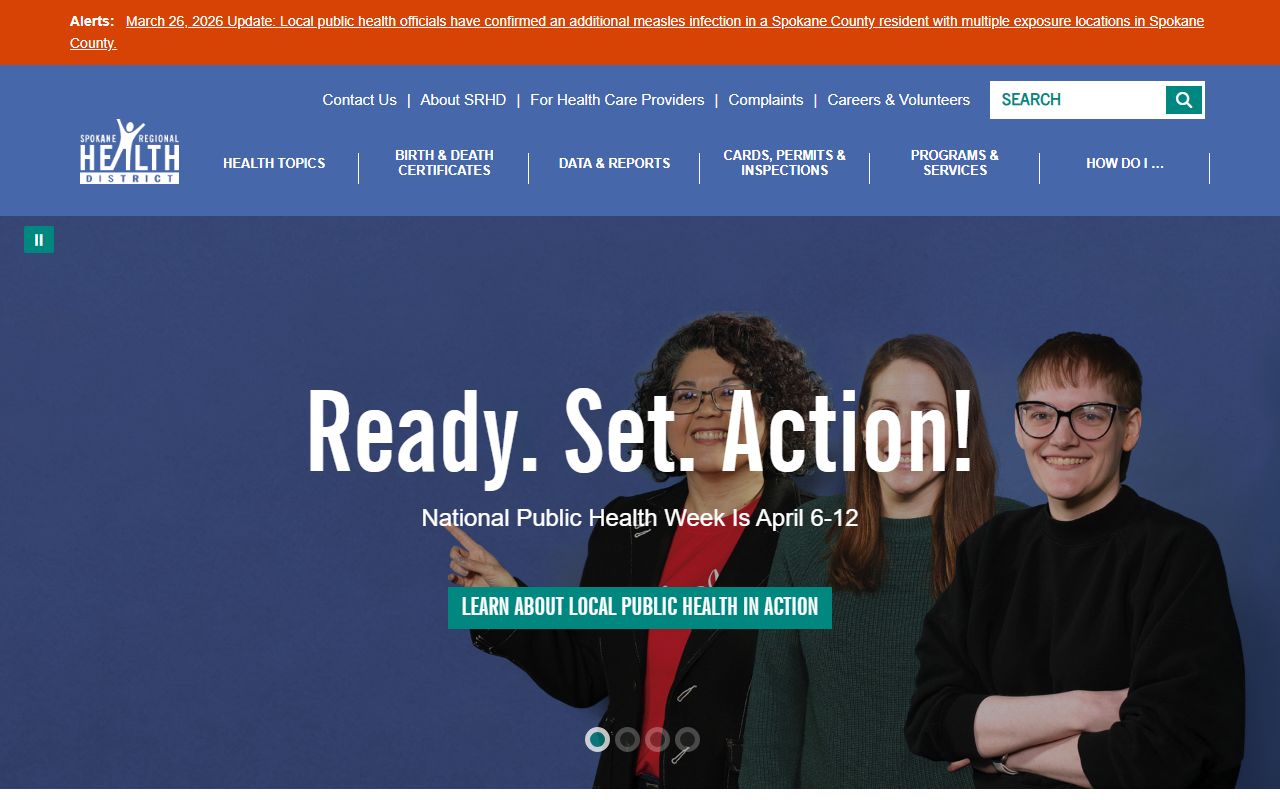 Pend Oreille County Washington death records - Spokane Regional Health District